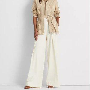 LAUREN RALPH LAUREN Women's Pleated Crepe Wide-Leg Pants